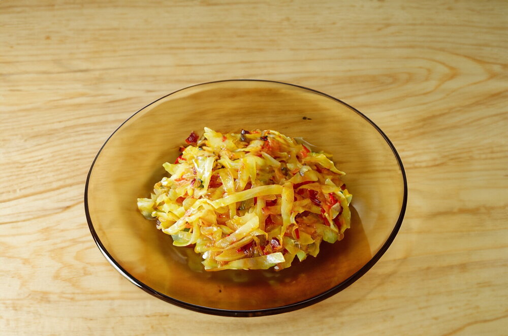 White Cabbage Side Dish