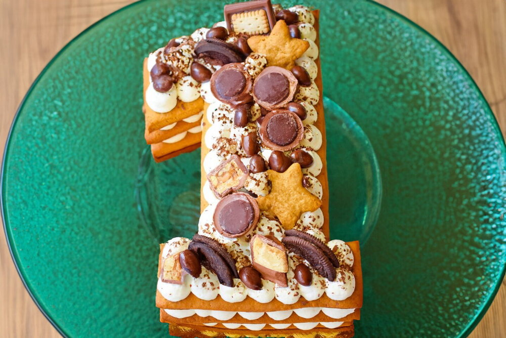 Number 1 Cake for a First Birthday