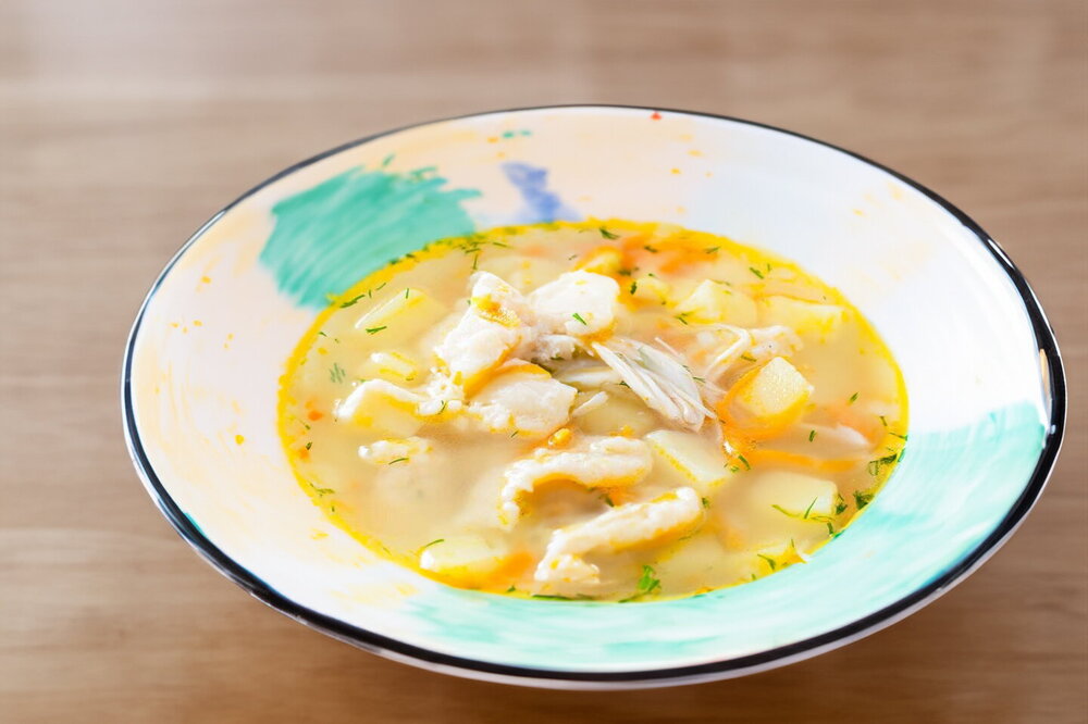 Kindergarten-Style Chicken Soup with Dumplings
