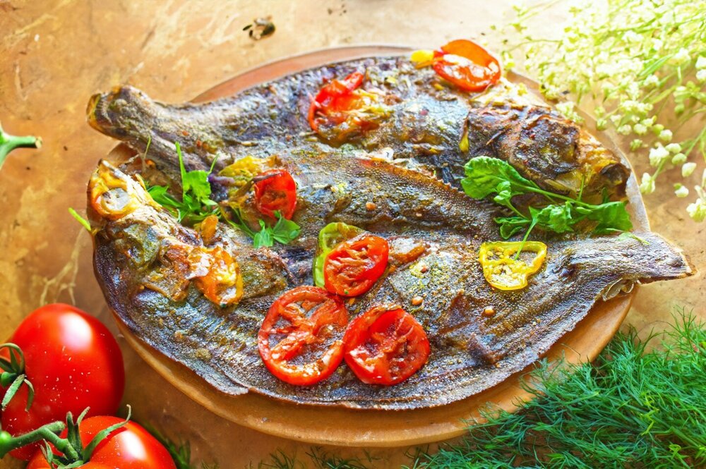 Flounder Baked in Foil
