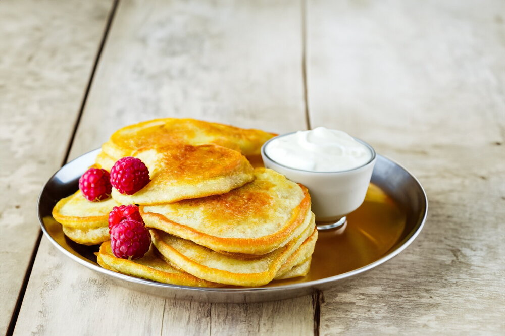 Fluffy Water Pancakes Without Yeast