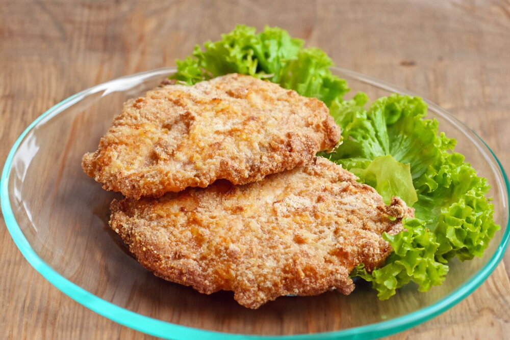 Oven-Baked Pork Schnitzel