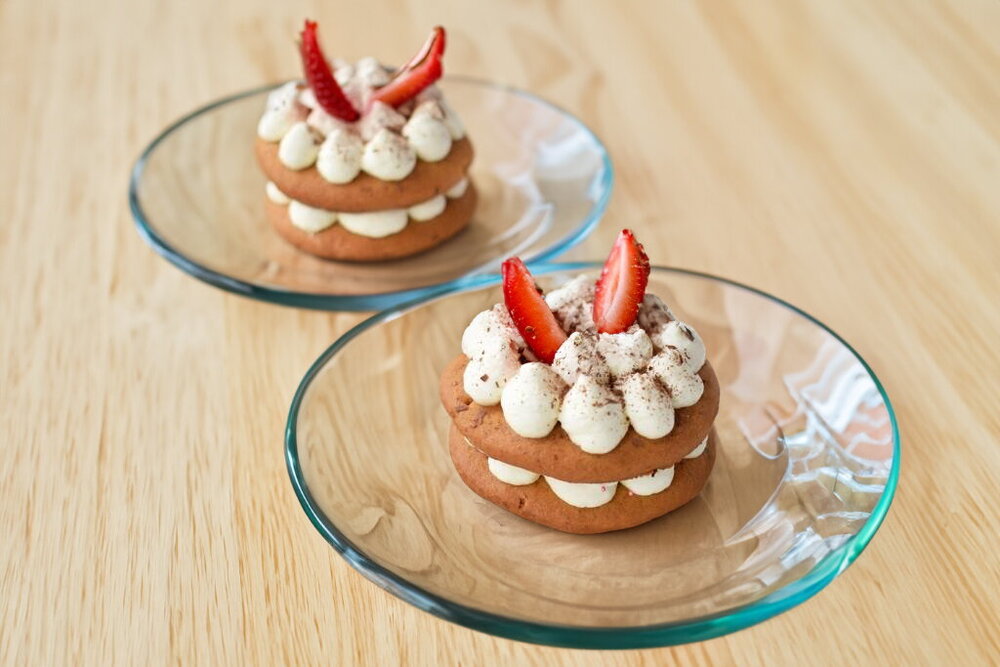 Honey Layer Pastries with Cream Cheese Frosting