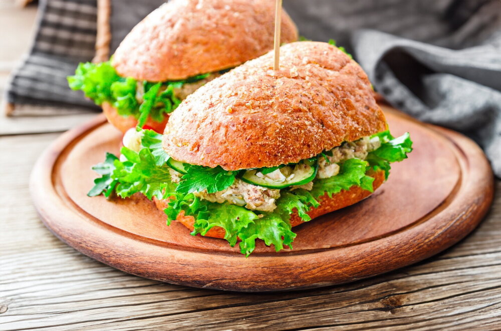 Tuna and Egg Sandwich