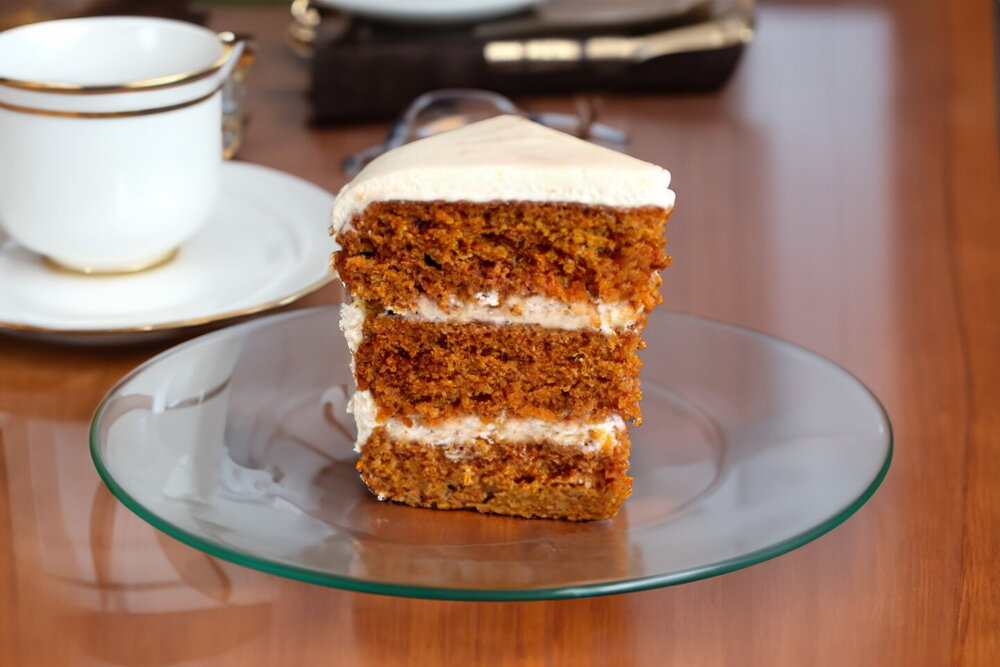 Classic Carrot Cake with Sour Cream Frosting