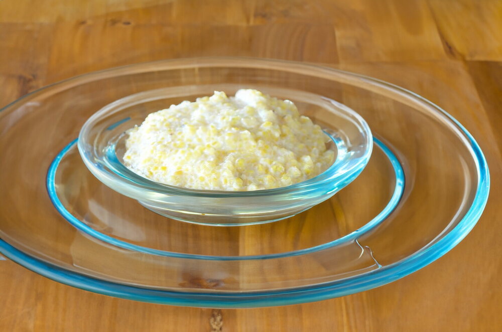 Cornmeal Porridge with Milk