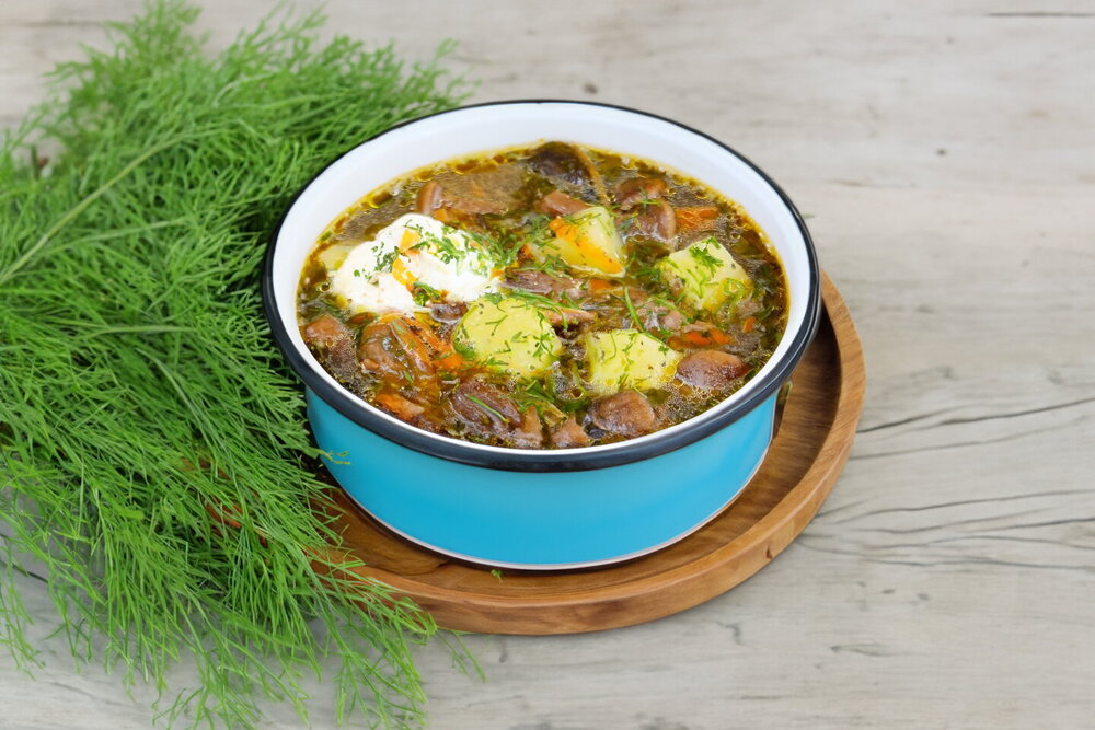 Mushroom Soup from Frozen Mushrooms