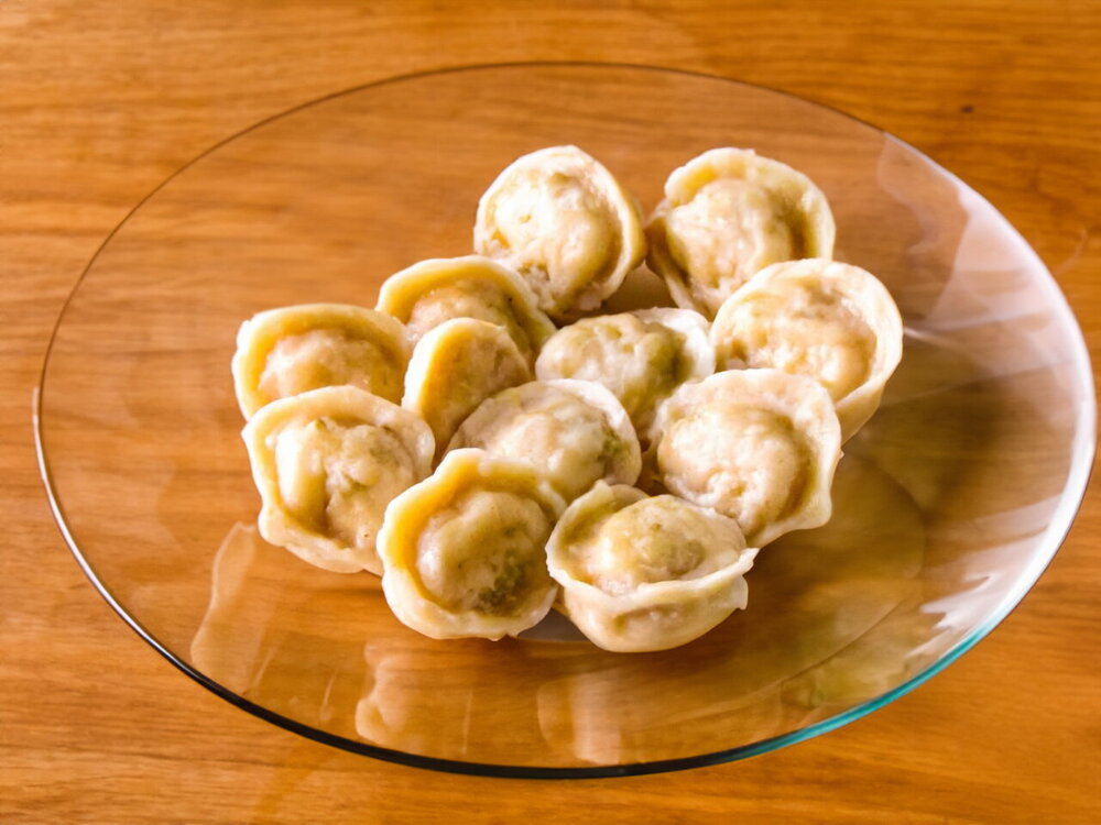 Homemade Chicken Pelmeni