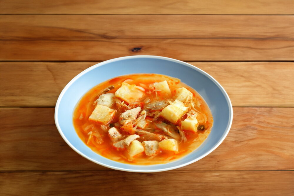 Sauerkraut Soup with Chicken