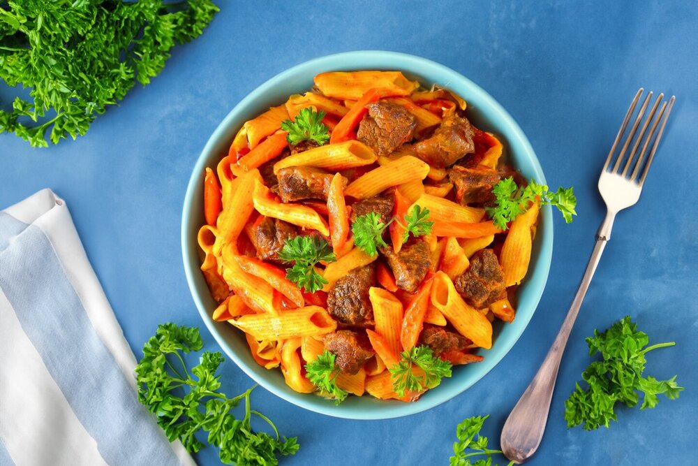 Pasta Pilaf with Meat