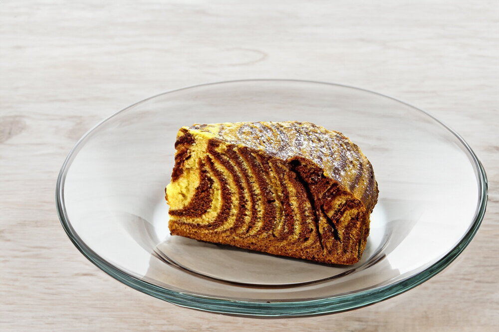 Zebra Cake with Milk