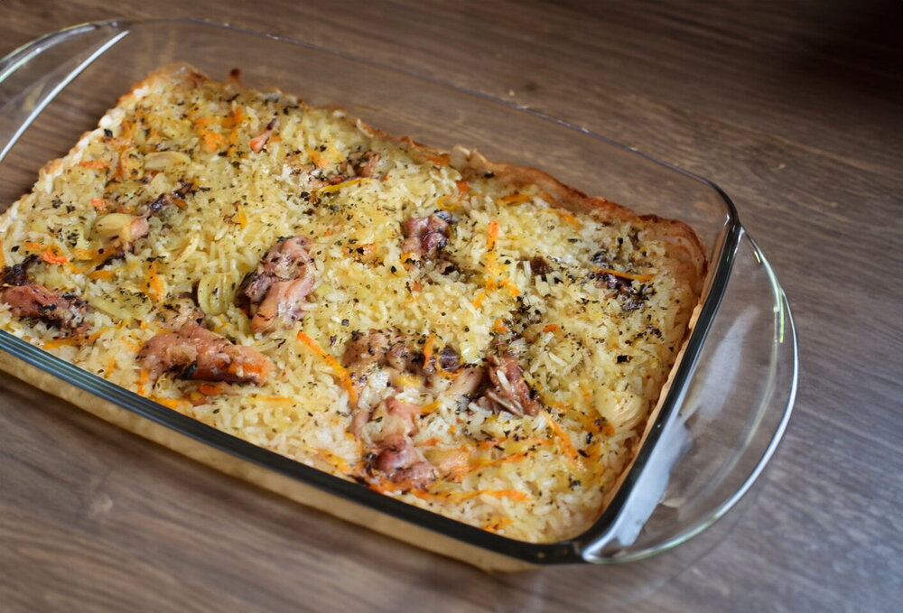 Oven-Baked Chicken Pilaf
