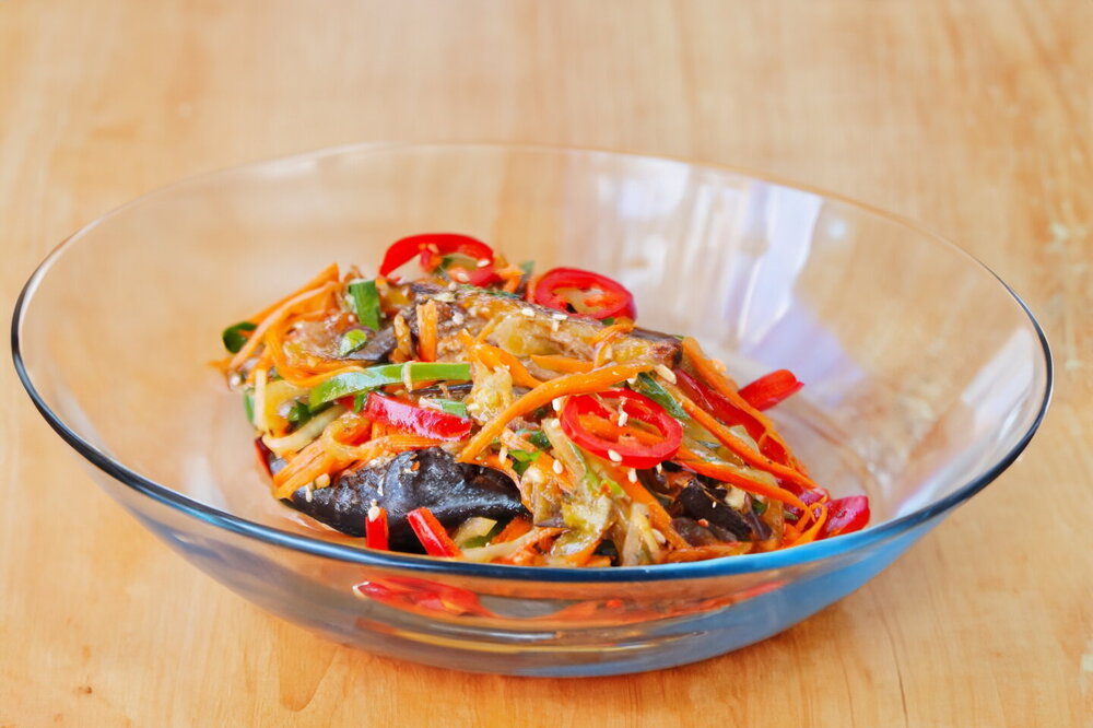 Korean-Style Marinated Eggplant