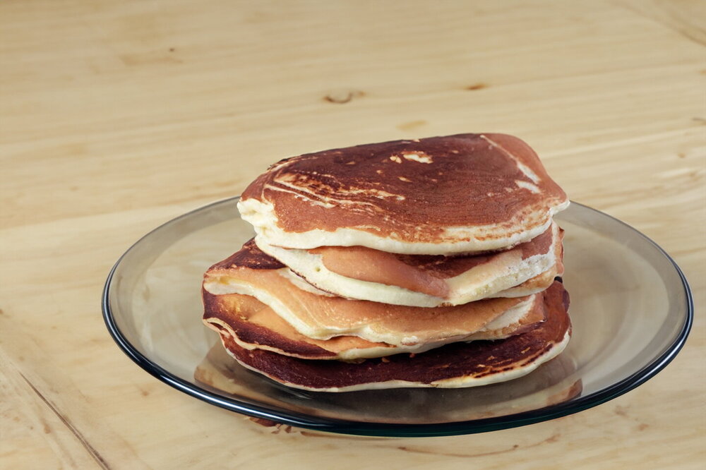 Pancakes Made with Water