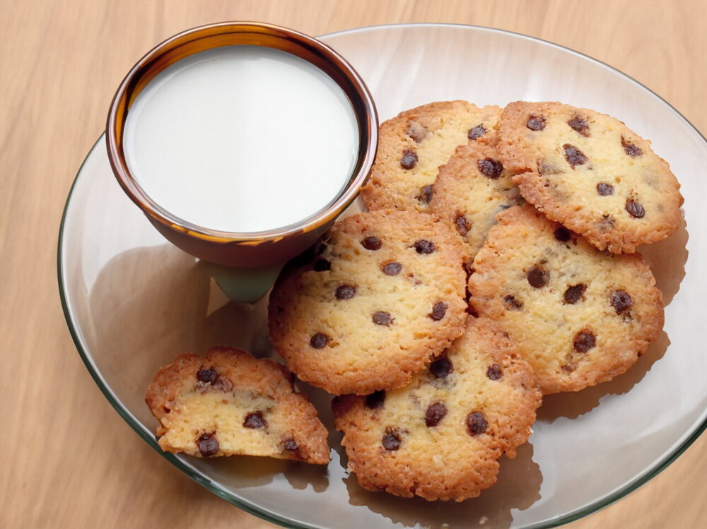 Crumbly Chocolate Chip Cookies