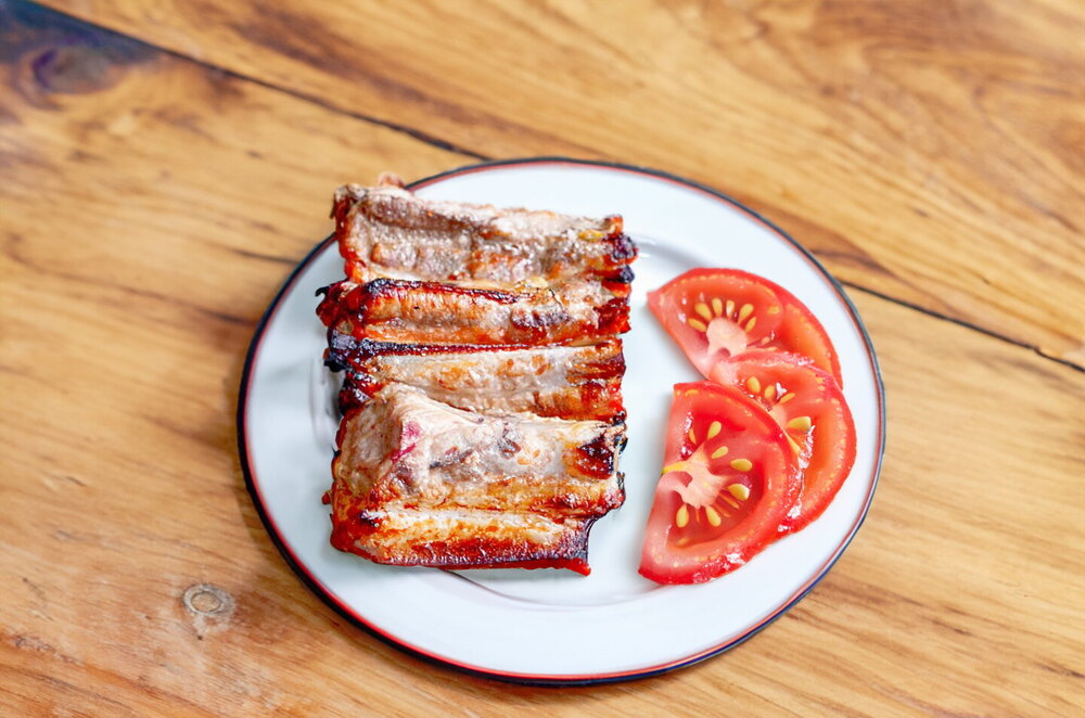 Oven-Grilled Pork Ribs