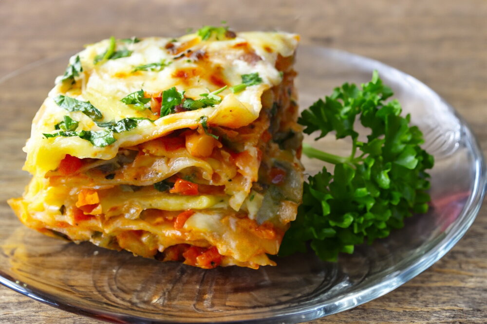 Classic Homemade Vegetable Lasagna