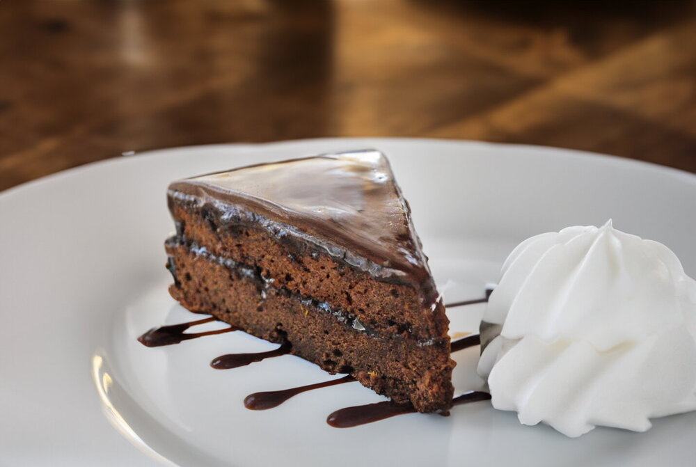 Chocolate Sacher Cake with Apricot Jam