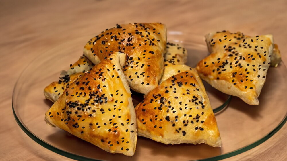 Layered Meat Pastries with Lamb and Beef Filling