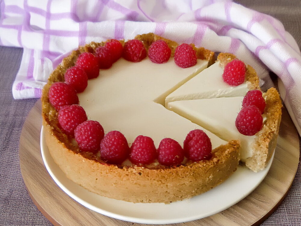 Baked Cheesecake with Cream Cheese