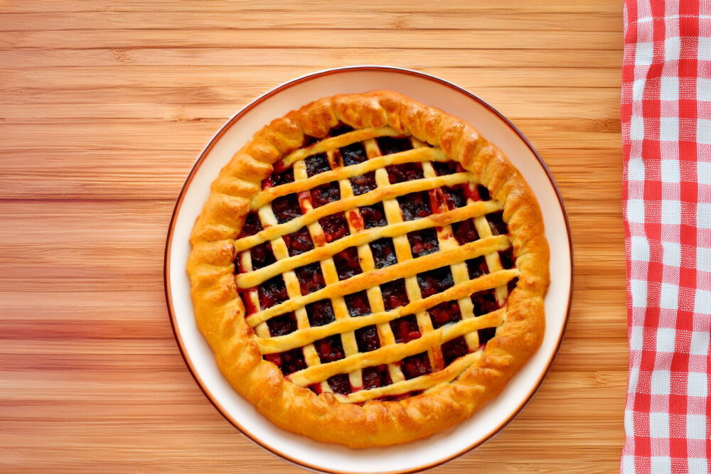 New Year Winter Spiced Pie