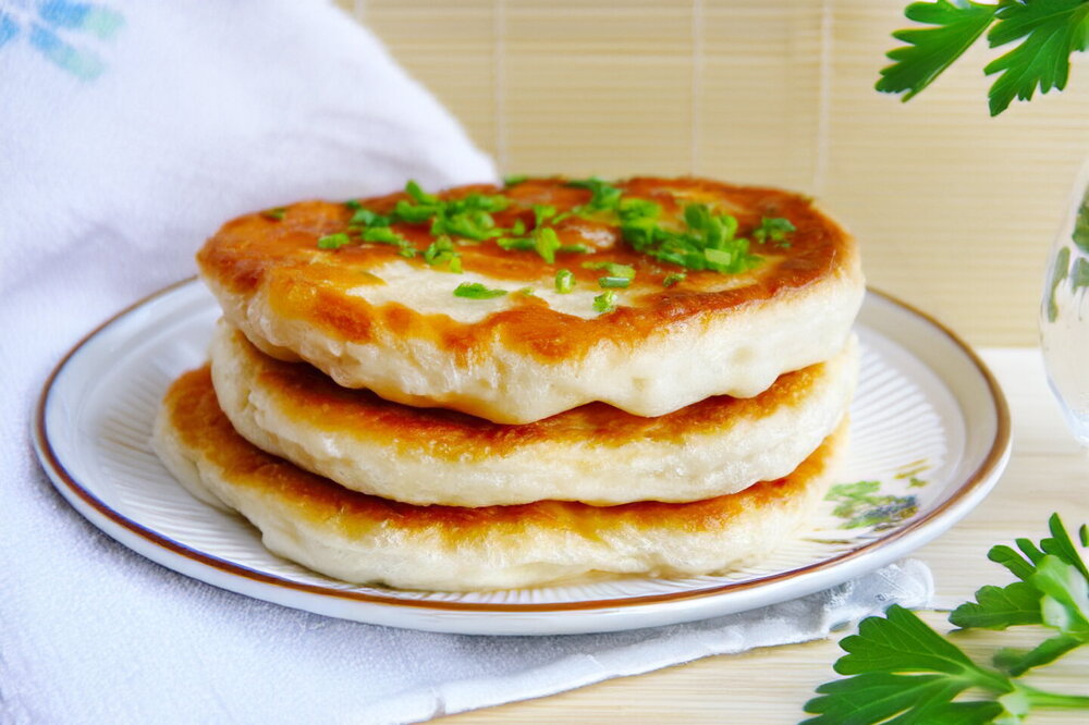 Fried Flatbreads in a Skillet