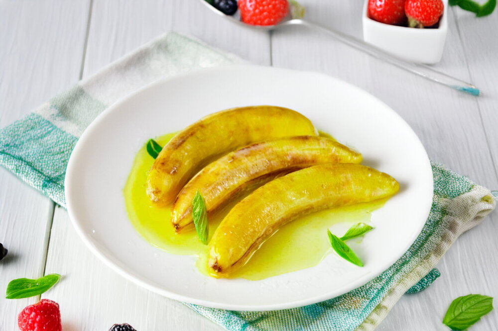 Baked Bananas in the Oven