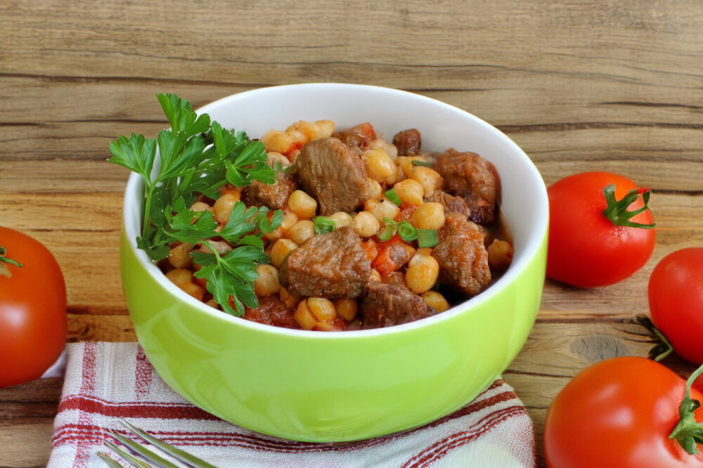 Chickpeas with Beef