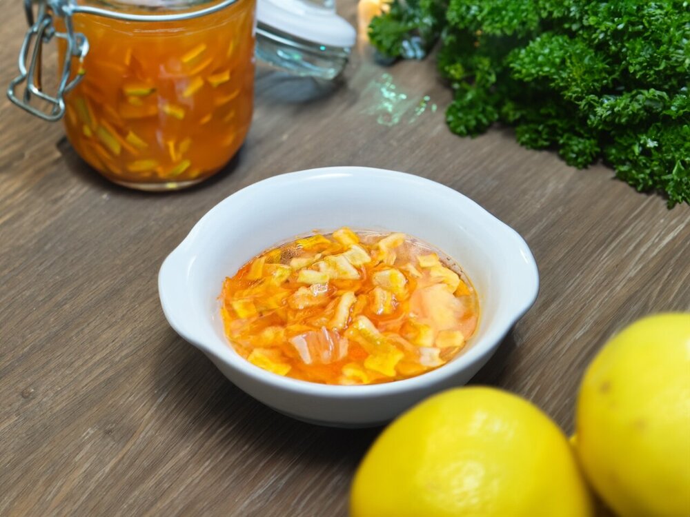 Zucchini Jam with Lemon for Winter
