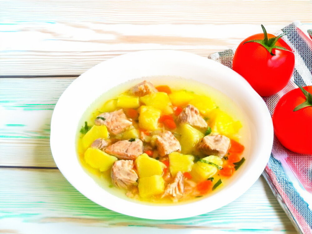 Salmon Fish Soup