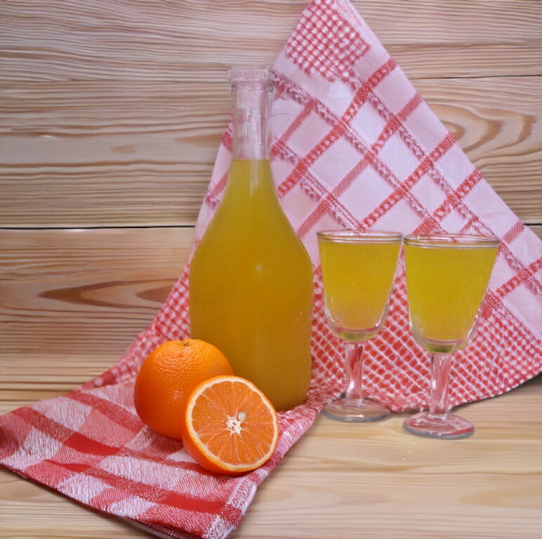 Orange and Clove Liqueur