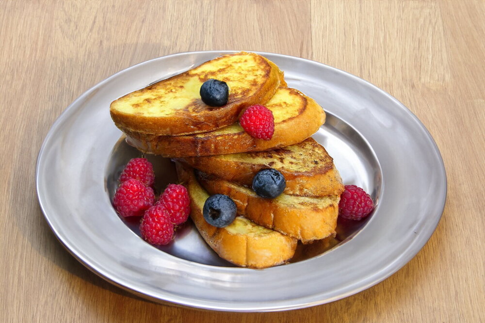 Classic French Toast with Egg for Breakfast
