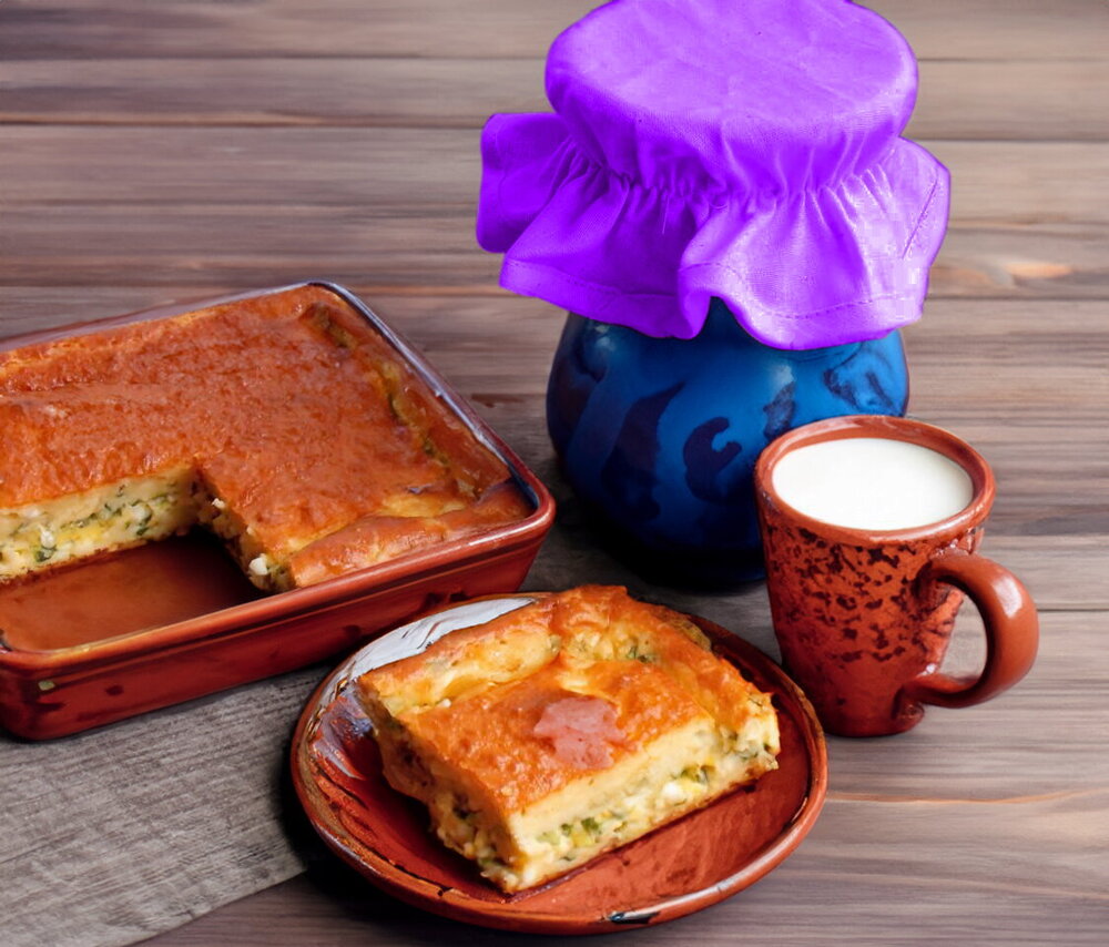 Kefir and Mayonnaise Batter Pie