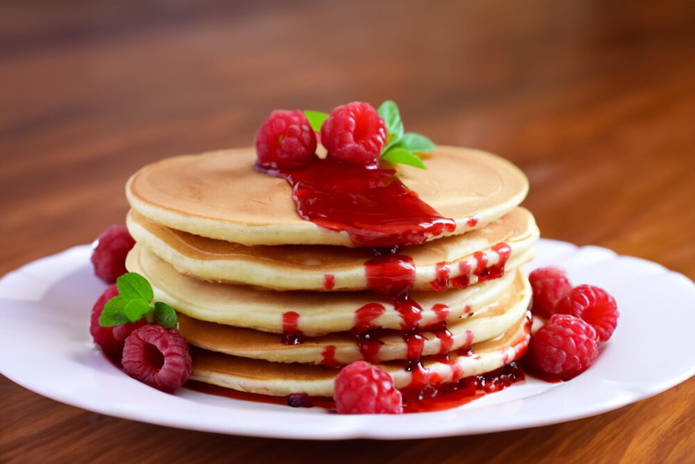 Tender Milk Pancakes