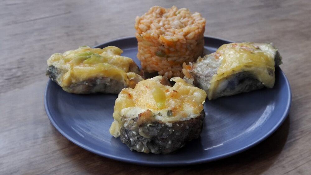 Oven-Baked Pollock in Cream