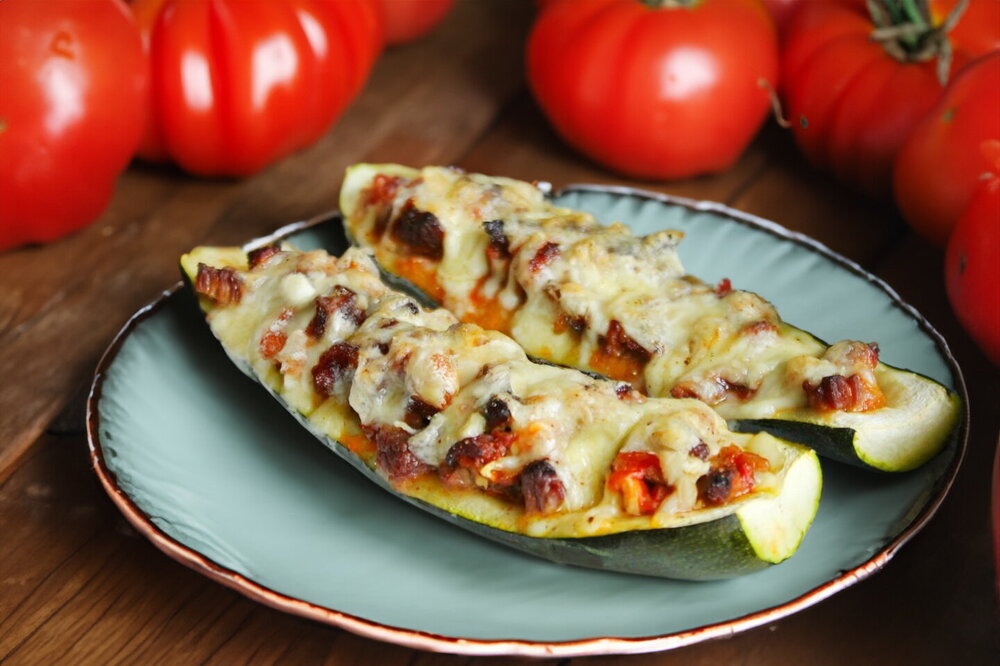 Oven-Baked Beef with Zucchini