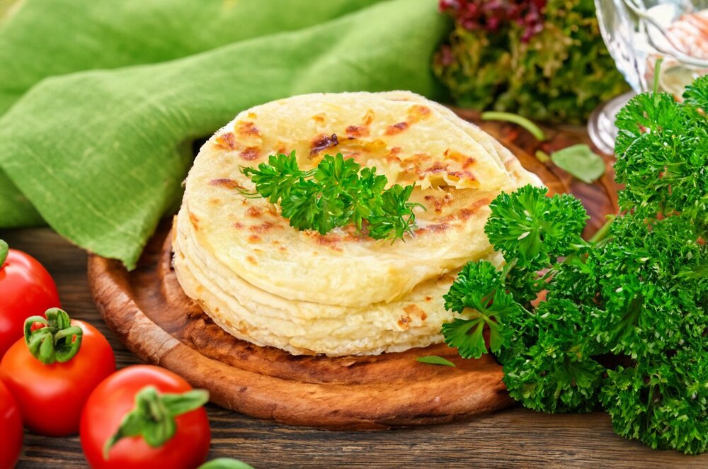 Pan-Fried Flatbreads with Suluguni