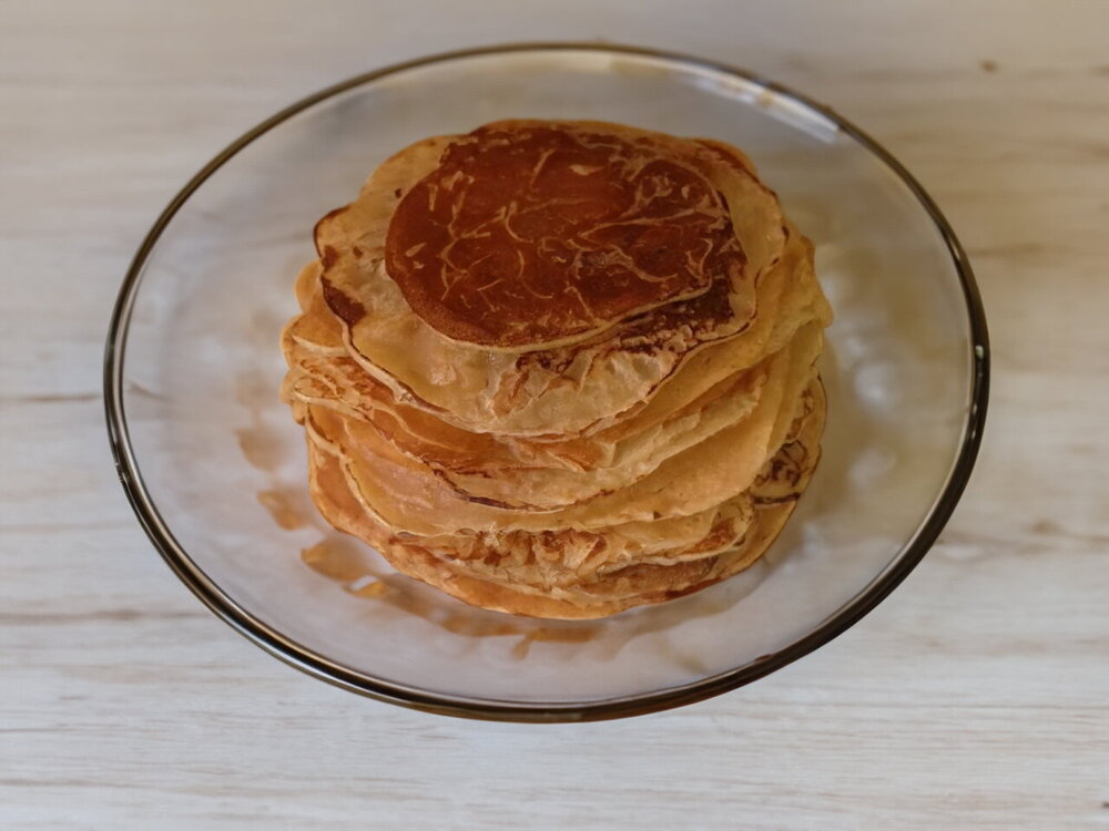 Vegan Applesauce Pancakes