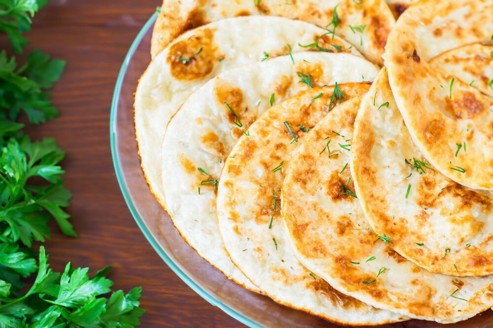 Vegan Skillet Flatbreads