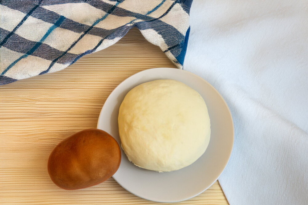 Fluffy Kefir Dough Without Yeast