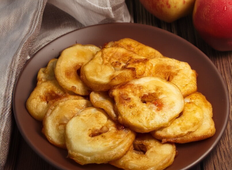 Dessert Apple Fritters in Batter