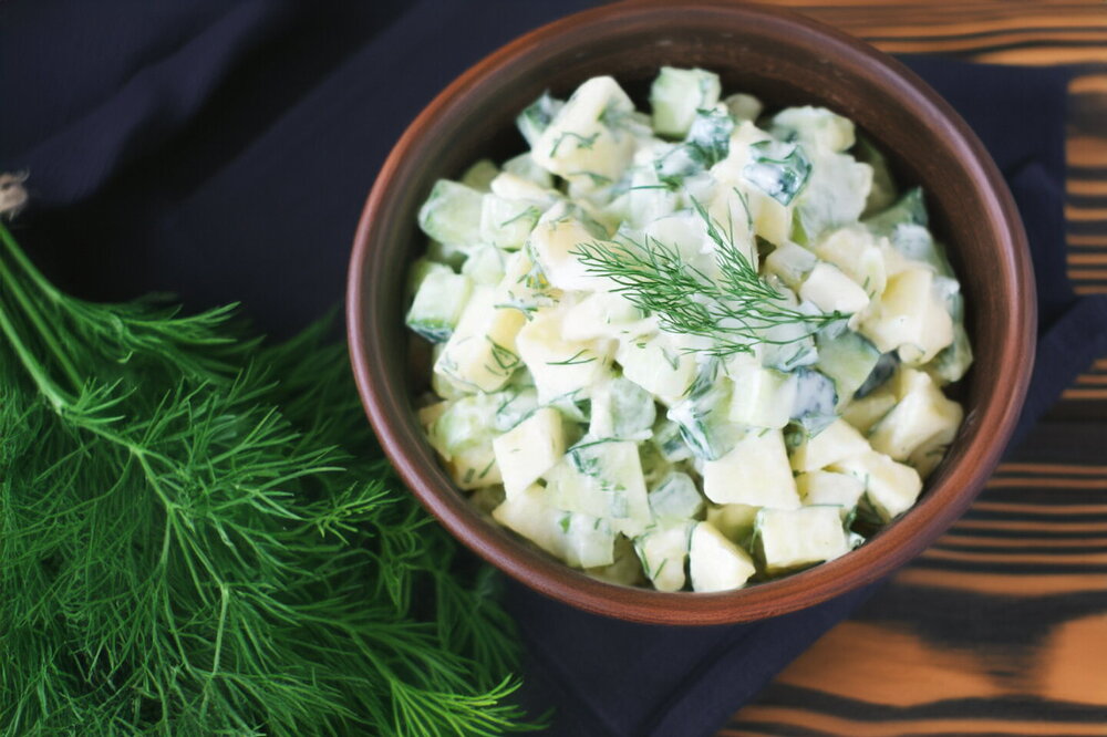 Cucumber, Apple, and Celery Salad