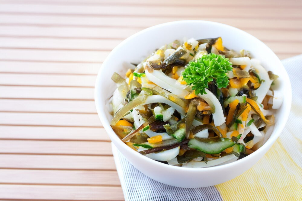 Seaweed and Squid Salad