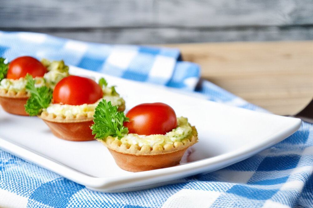 Tomato and Cheese Tartlets