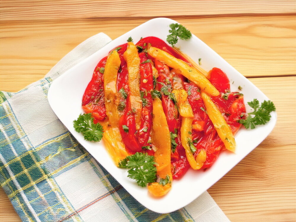 Oven-Roasted Bell Peppers