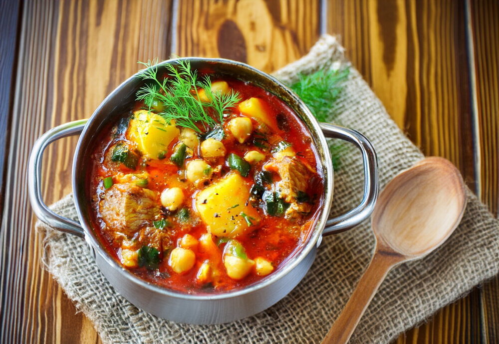Beef and Chickpea Soup