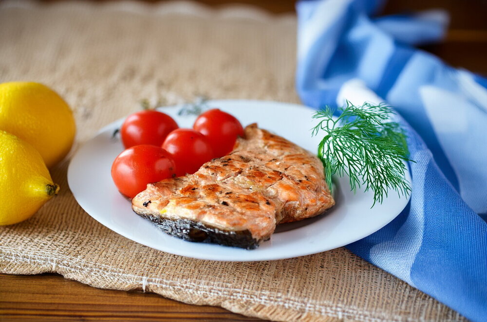 Charcoal-Grilled Trout