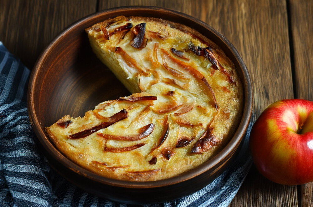 Oven-Baked Vegan Apple Cake