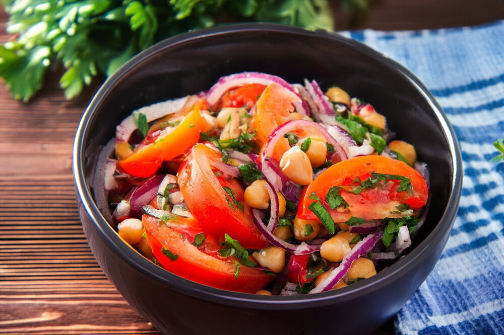 Chickpea and Tomato Salad