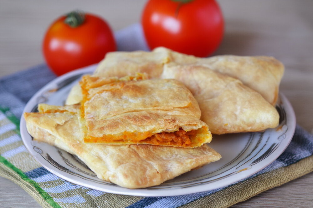 Moldovan Baked Pumpkin Pastries